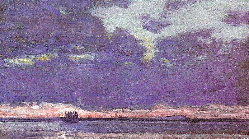Childe Hassam Isles of Shoals at Dusk china oil painting image